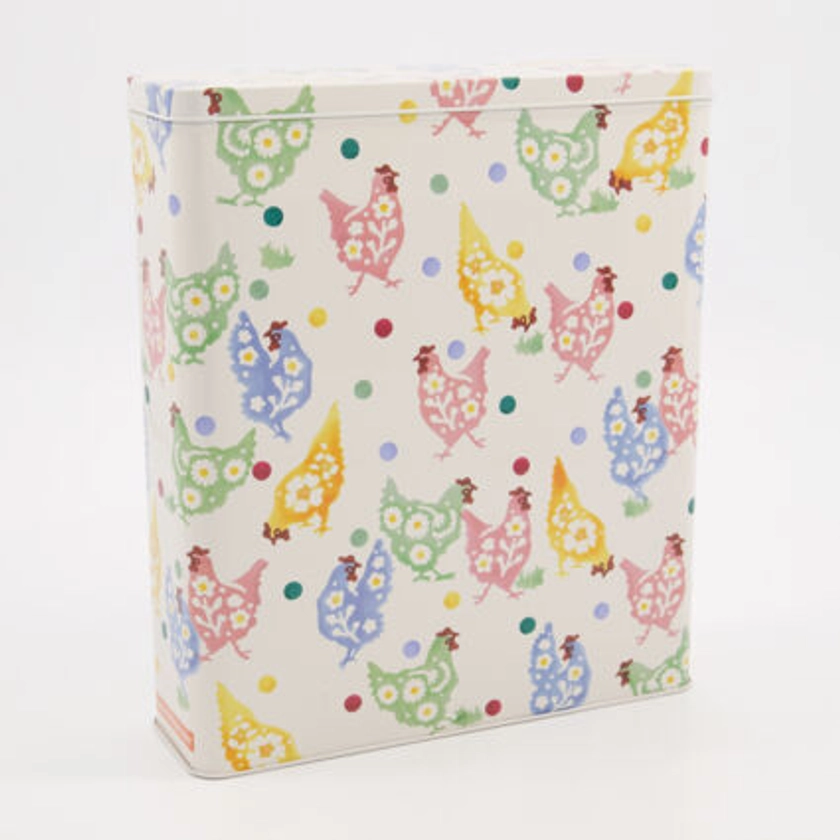 Multicoloured Sping Chicken Cereal Tin 26x23cm - TK Maxx UK
