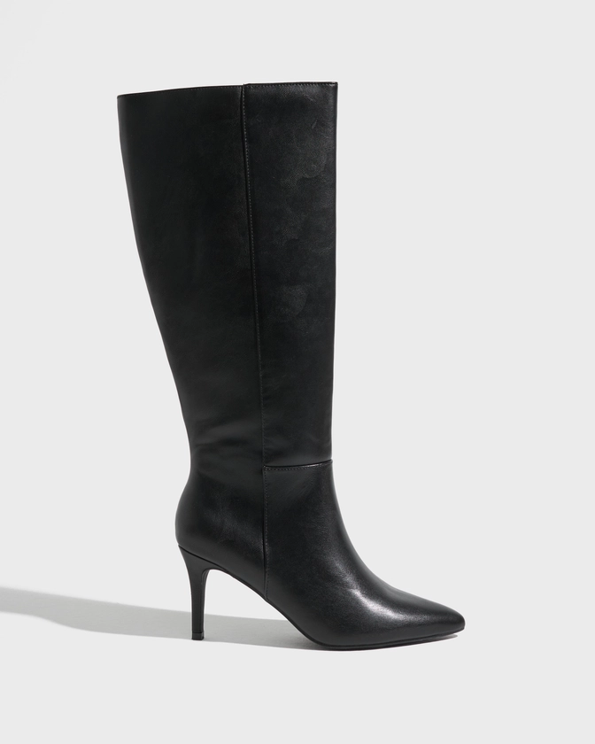 Buy Nelly Self Love Under Knee Boot - Black | Nelly.com