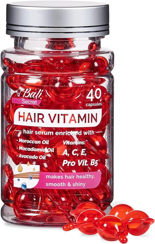 Hair Treatment Serum - no Rinse with Argan Macadamia Avocado Oils - Vitamins A C E Pro B5 - Conditioner for Women & Men