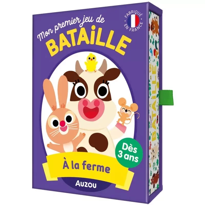 Mon premier jeu de bataille À la ferme - Auzou - Boutique BCD JEUX