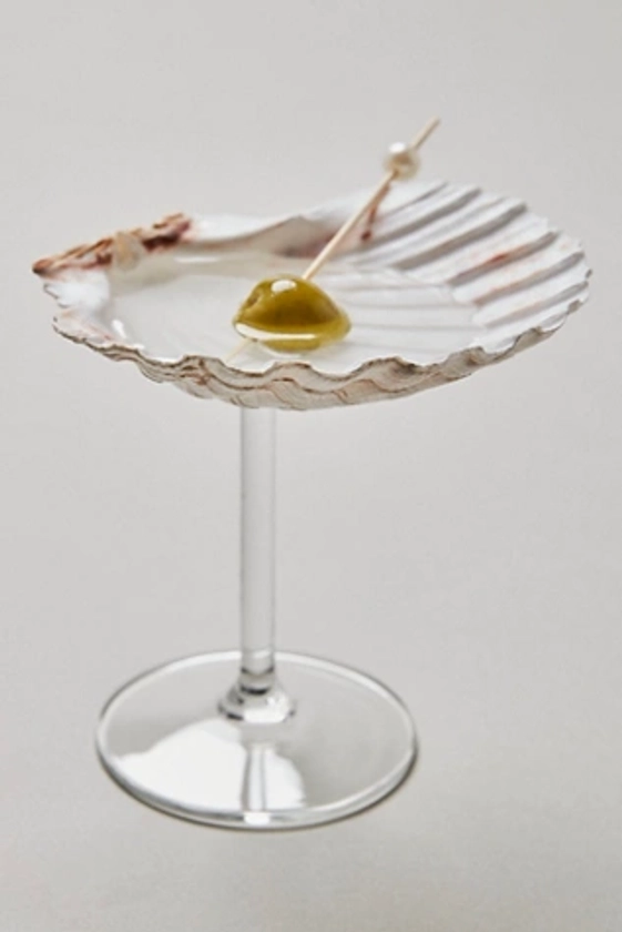 Seashell Martini Glass