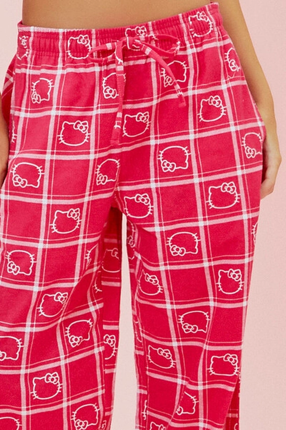 Hello Kitty Print Pajama Pants