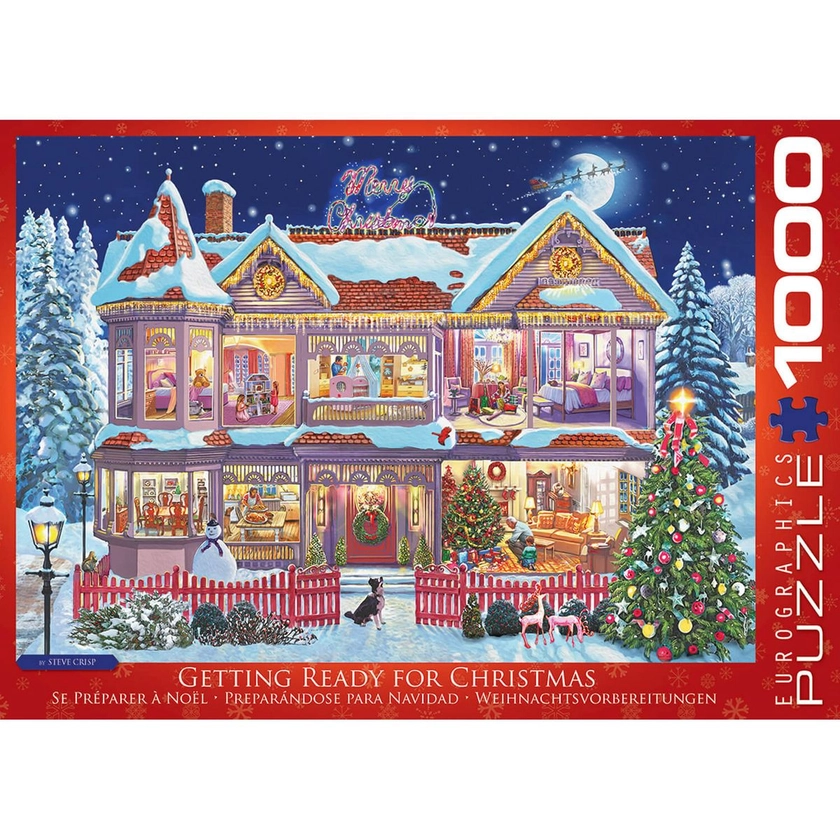 Eurographics Puzzle 1000 pièces : Se préparer à Noël