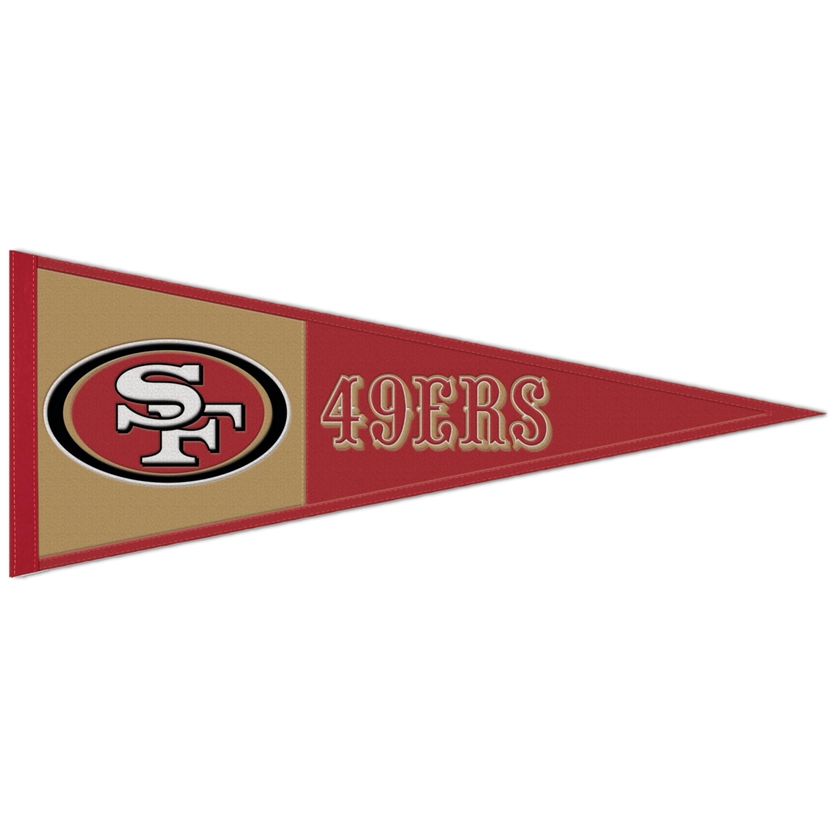 San Francisco 49ers WinCraft 13" x 32" Wool Primary Logo Pennant