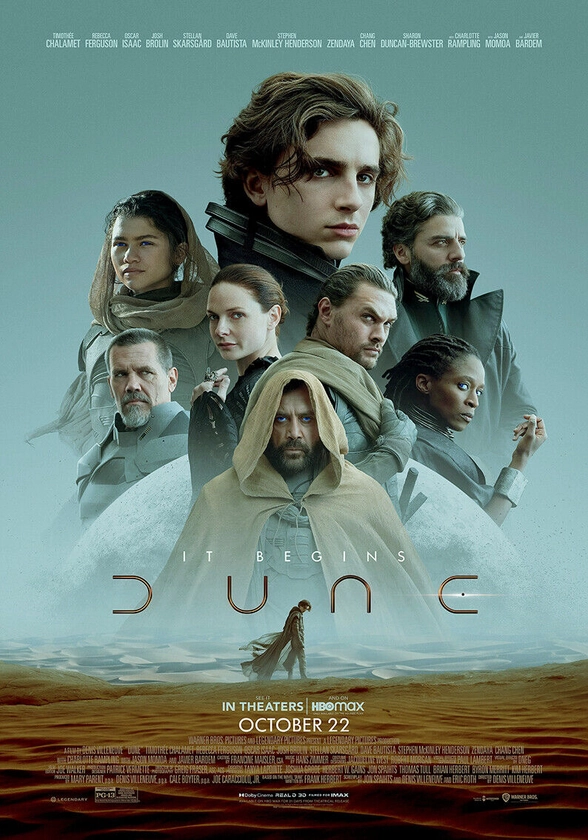 Dune (2021) Movie Film POSTER Plakat #241