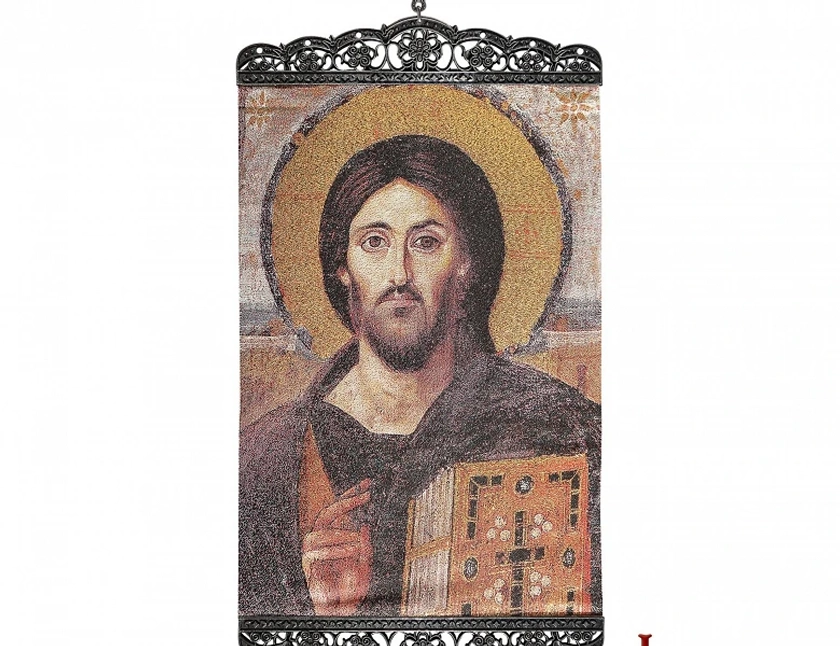 Embroidery with Jesus Christ of Sina | Monastiriaka