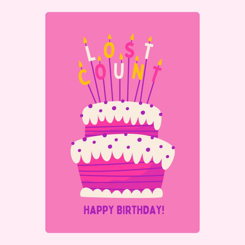 Happy Birthday Cake & Cards - Mail Bakes