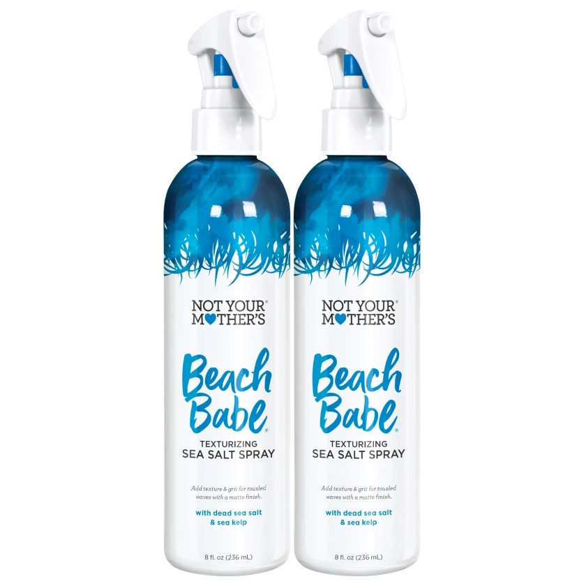 Not Your Mother's Beach Babe Texturizing Sea Salt Spray, Hair Texture Spray, 8 fl oz, 2 Pack