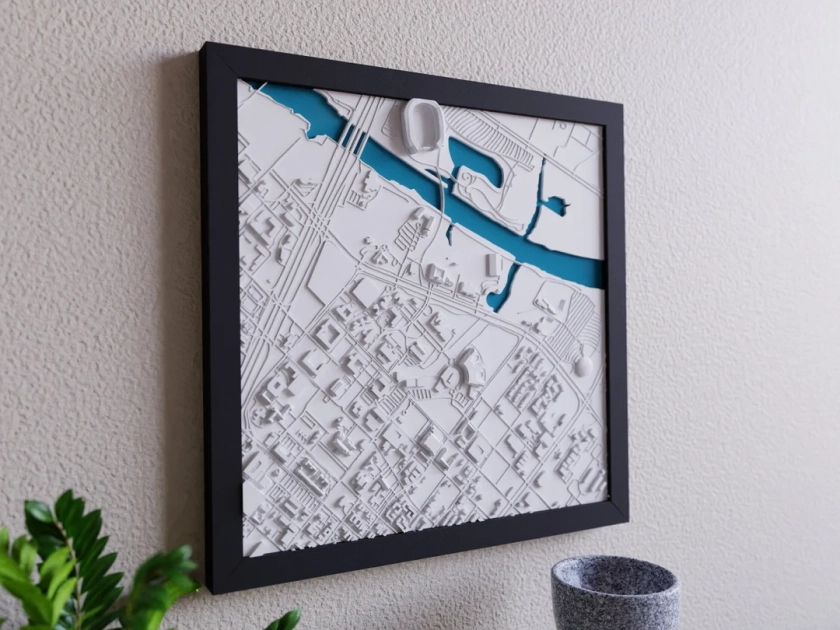 Waco, Texas 3D College Campus Map Personalized College Graduation Gift University in Waco Texas College Dorm Decor Gift for College Grad - Etsy