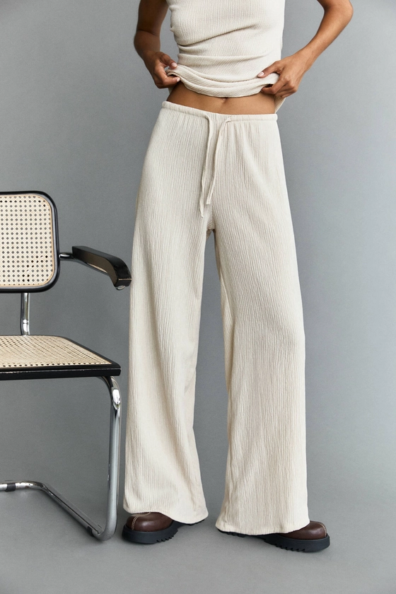 Loose-fitting rustic trousers - pull&bear