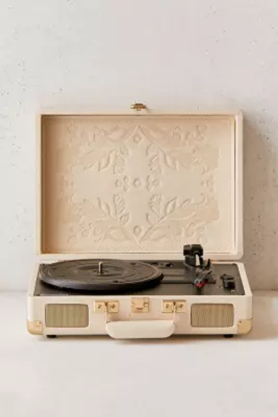 Crosley UO Exclusive Folklore Floral Cruiser Vinyl Record Player With Bluetooth Input & Output