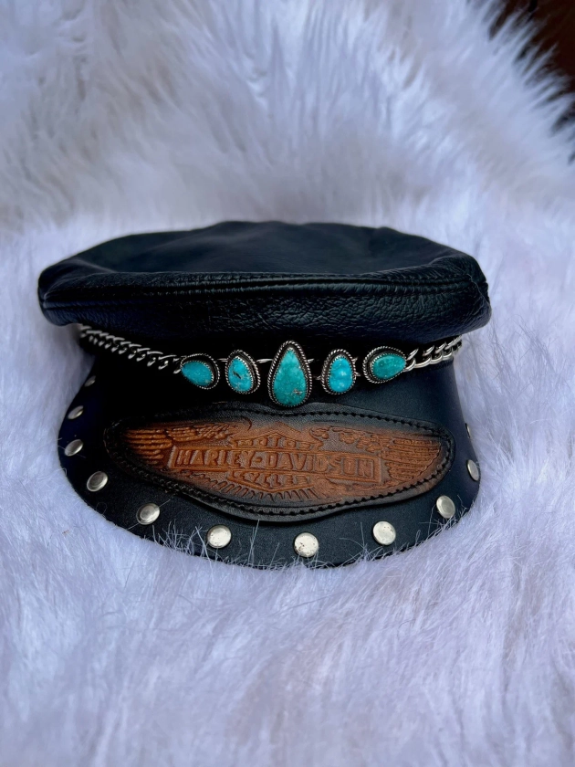 Highway Queen Hat - White Water Turquoise