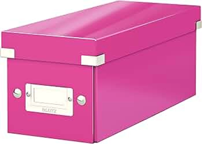 Leitz Storage Box, Pink, Click and Store Range, 60410023