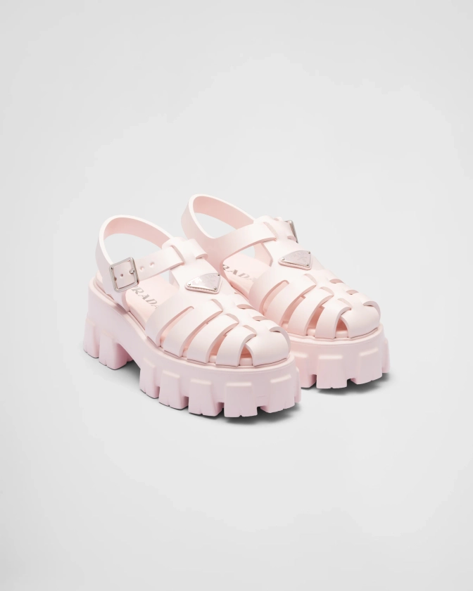 Sandales de Luxe pour Femme et Compensées | PRADA