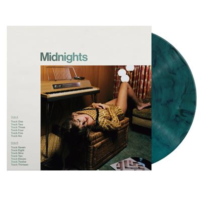 Midnights : Jade Green Édition Limitée Vinyle Vert Marbré : Inclus un livret de paroles de 8 pages à collectionner avec des photos inédites