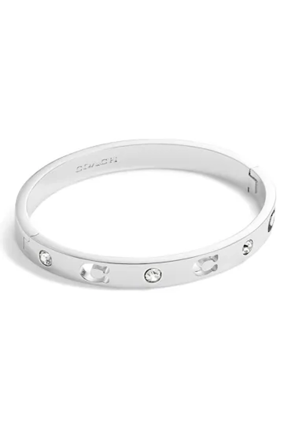 COACH Signature Stone Bangle Bracelet