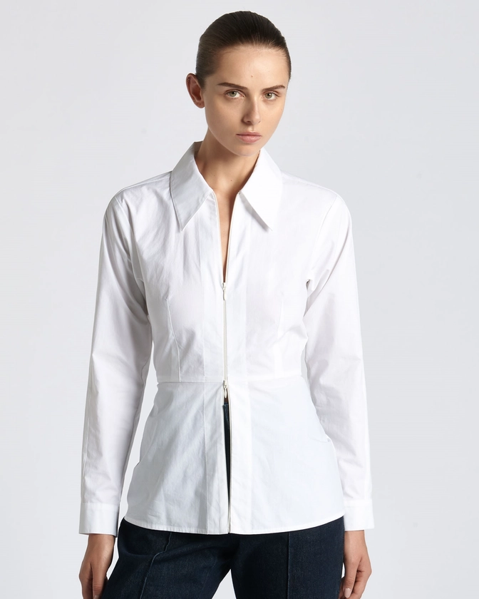 CUE - Tailored Dual End Zip Shirt