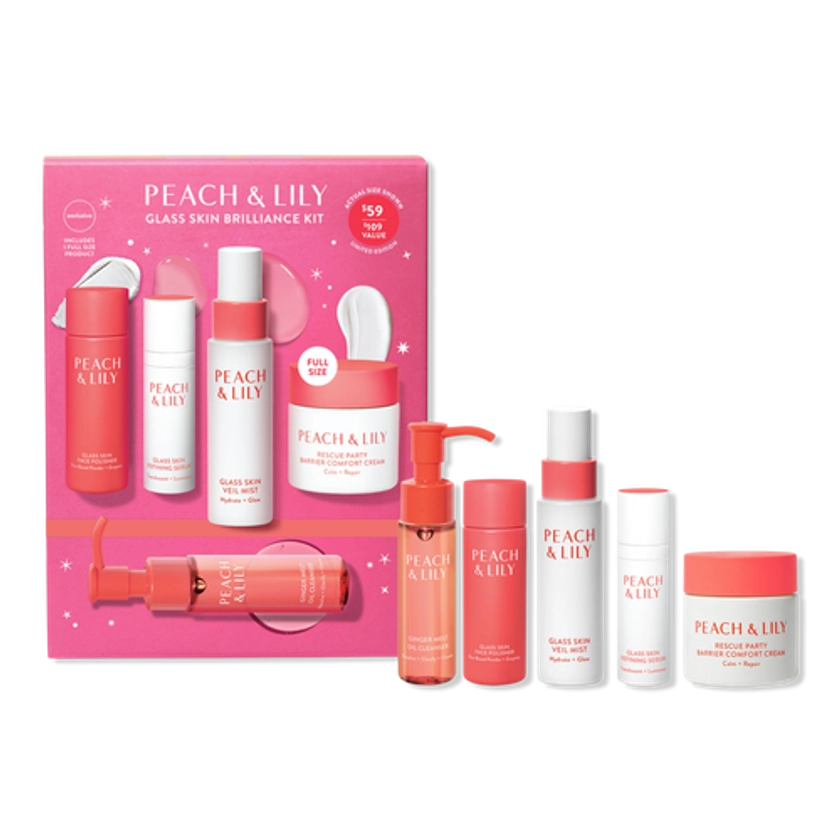 Limited Edition Glass Skin Brilliance Kit - PEACH & LILY | Ulta Beauty