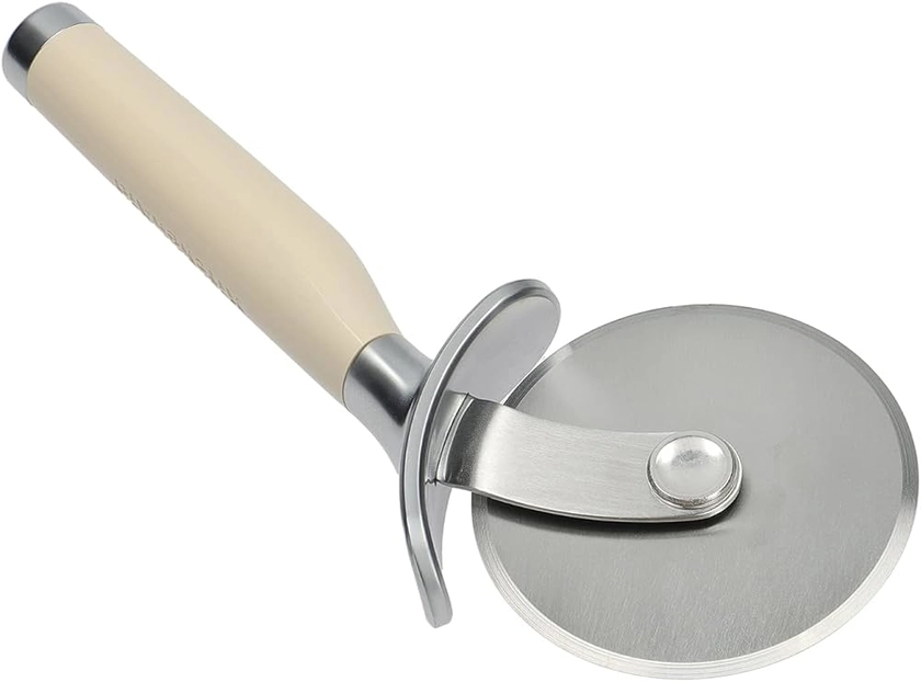 Amazon.com: KitchenAid Pizza Cutter and Slicer, Pizza Oven Accessories, Durable and Easy to Clean Almond Cream : Casa