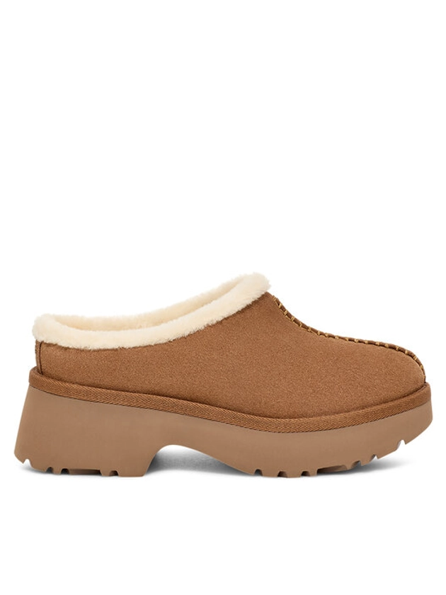 Παντόφλες Ugg W New Heights Cozy Clog 1162510 Καφέ | epapoutsia.gr