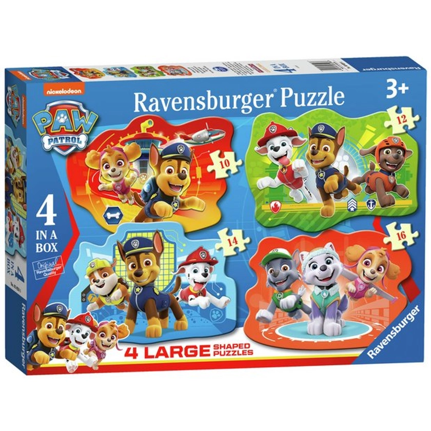 Buy Ravensburger PAW Patrol Floor 4 Shaped Jigsaw Puzzles | Early learning toys | Argos