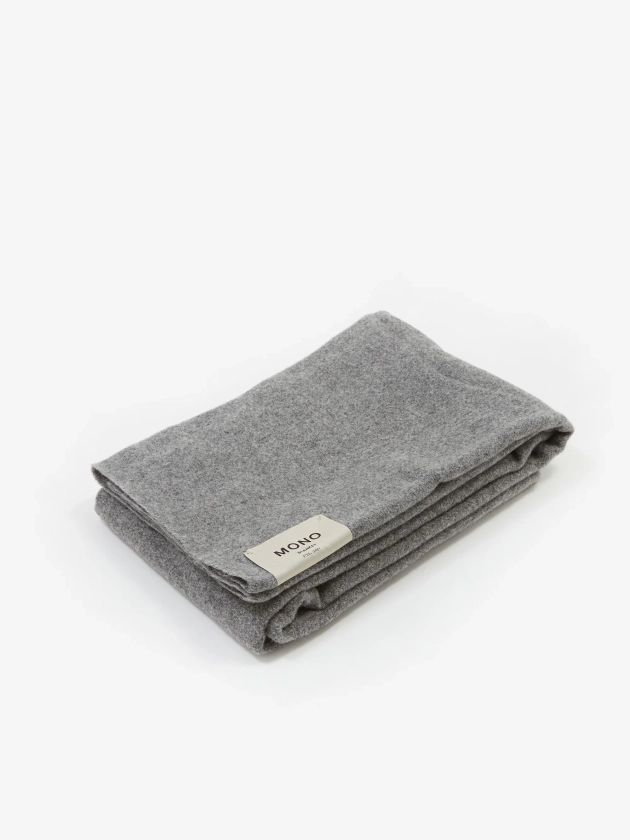 HAY Mono Wool Blanket 130cm x 180cm - Grey Melane