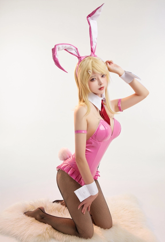 Halloween Kaede Akamatsu Bunny Ver Cosplay Costume Sexy Bodysuit Bunny Outfits