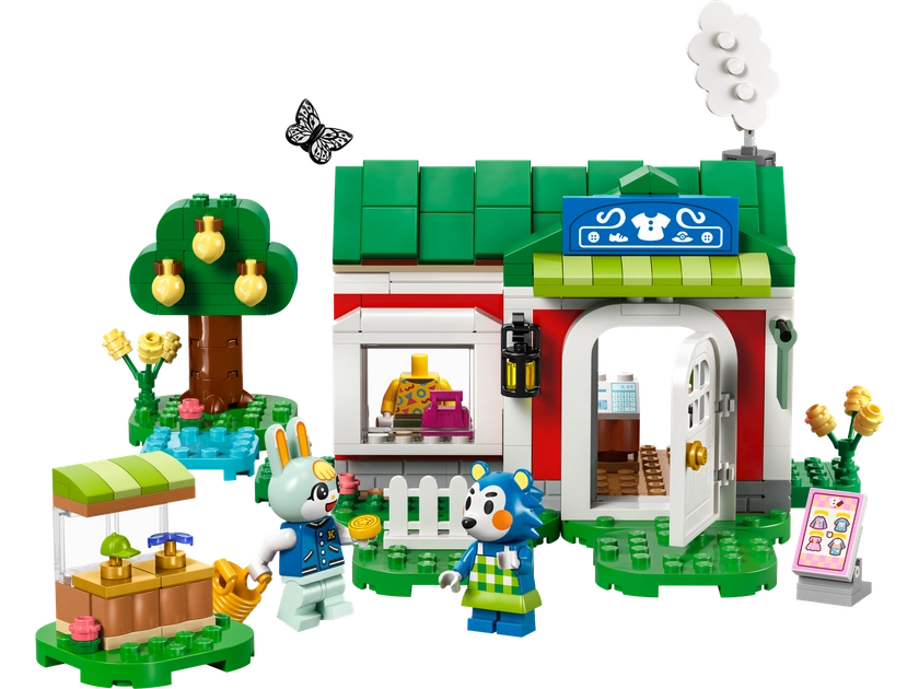 Boutique de vêtements des sœurs Doigts de Fée 77055 | Animal Crossing™ | Boutique LEGO® officielle FR