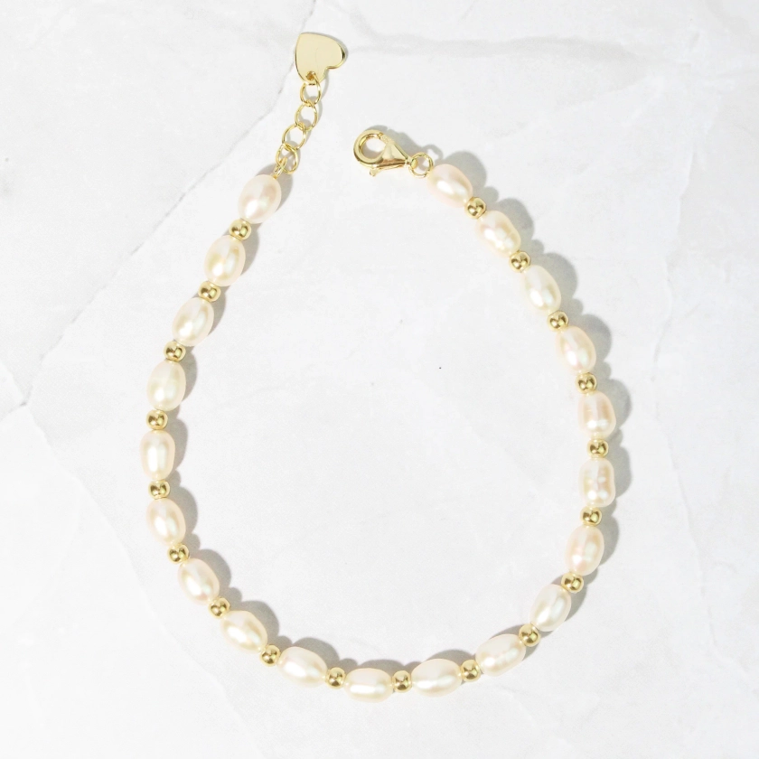 Freshwater Pearl Beaded Bracelet