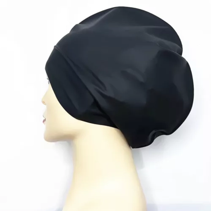 Extra Large Diving Swim Silicone Long Hair Cap for Dreadlocks &amp; Braids Hat Cap