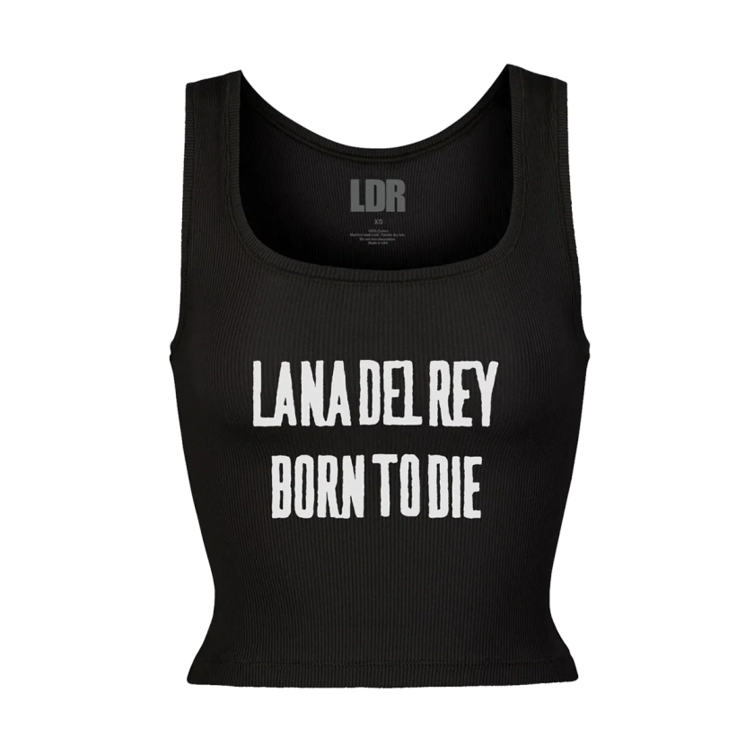 Lana Del Rey - Black Tank Top Born To Die - Recordstore
