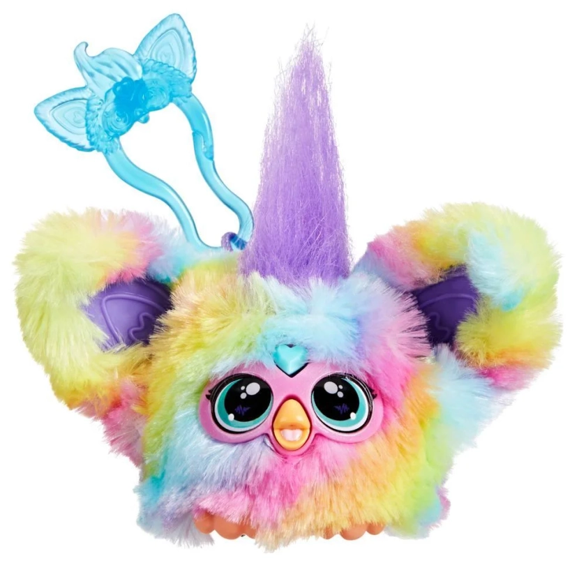 Furby Furblets Ray-Vee Electronica Mini Electronic Plush Kids Toy for Girls & Boys Easter Basket Stuffers, Ages 6 7 8 9 10 and up