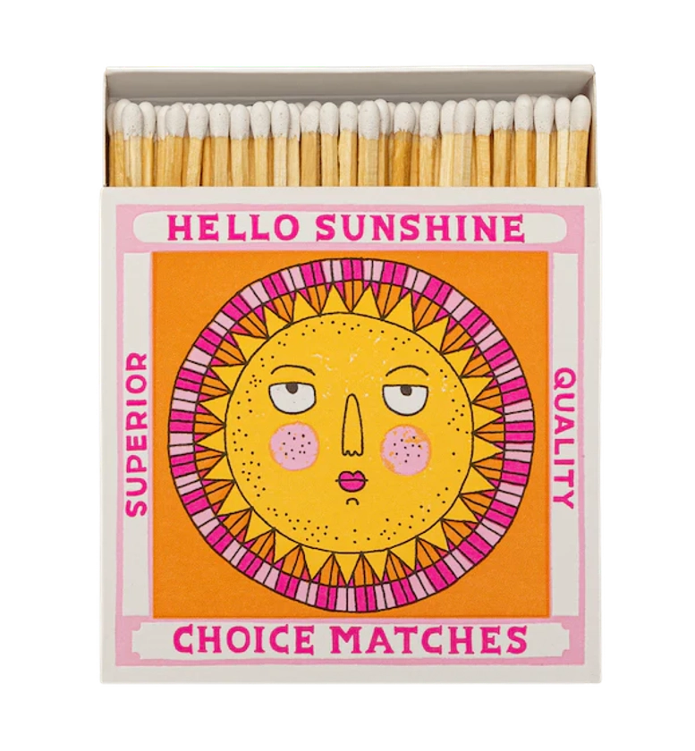 Archivist Hello Sunshine Matches | Homeware | Anna + Nina