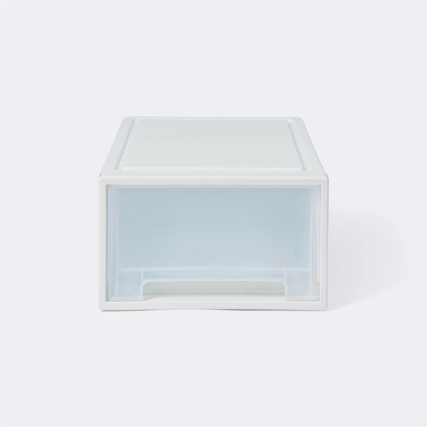 Brilliant Basics Plastic Storage Drawer 8.6L - White