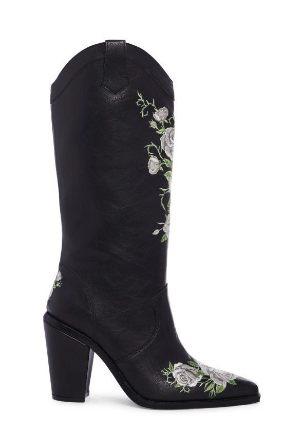 Mourning Rose Cowboy Boots