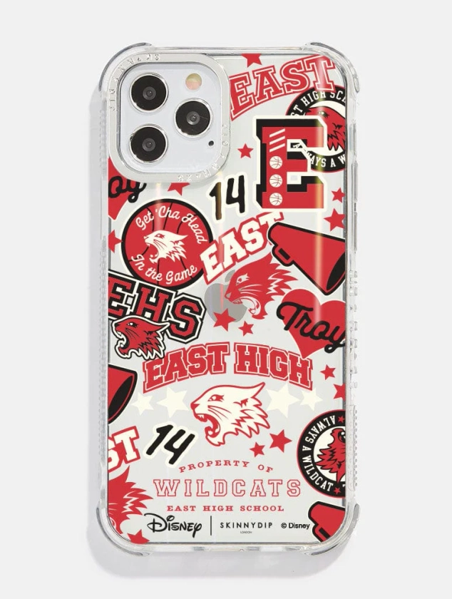 Disney High School Musical East High Sticker Shock iPhone Case