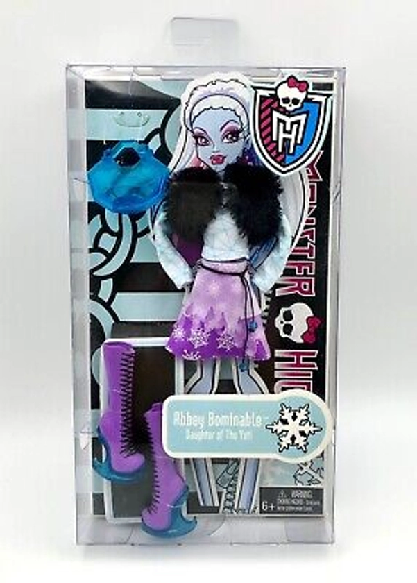 Monster High 2011 Abbey Bominable Complete Fashion Pack. New Boxed Outfit NRFB | eBay