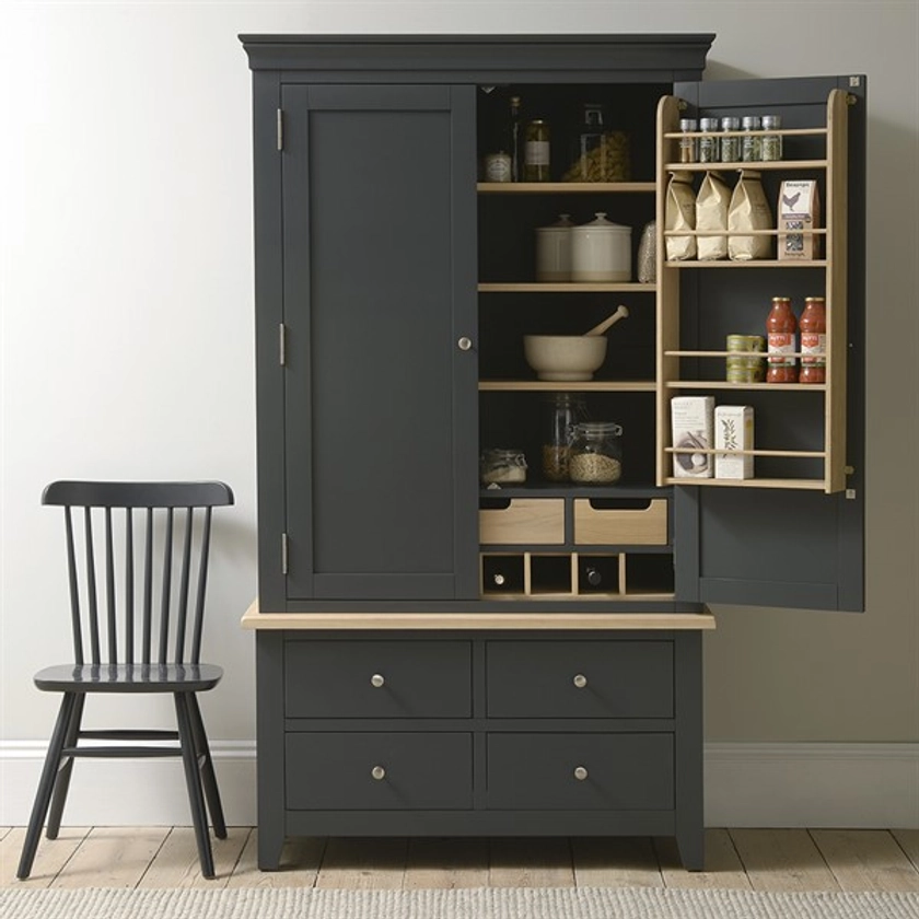 Chester Charcoal Double Larder - The Cotswold Company
