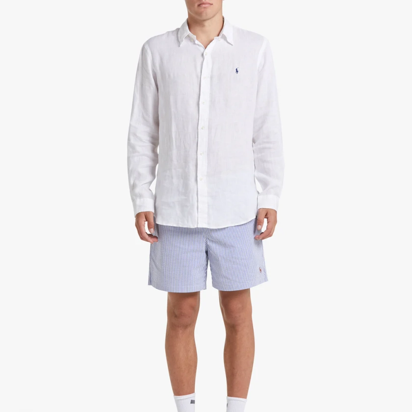 Long Sleeve Sport Shirt - White