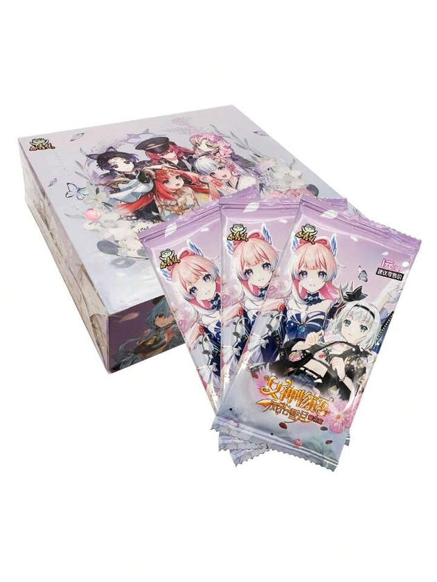 150 Pieces Goddess Story Wind And Snow Moon Flowers Anime Collection Cards