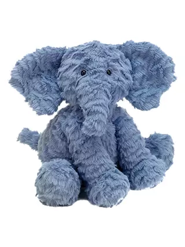 Jellycat Fuddlewuddle Elephant Baby Soft Toy, Blue
