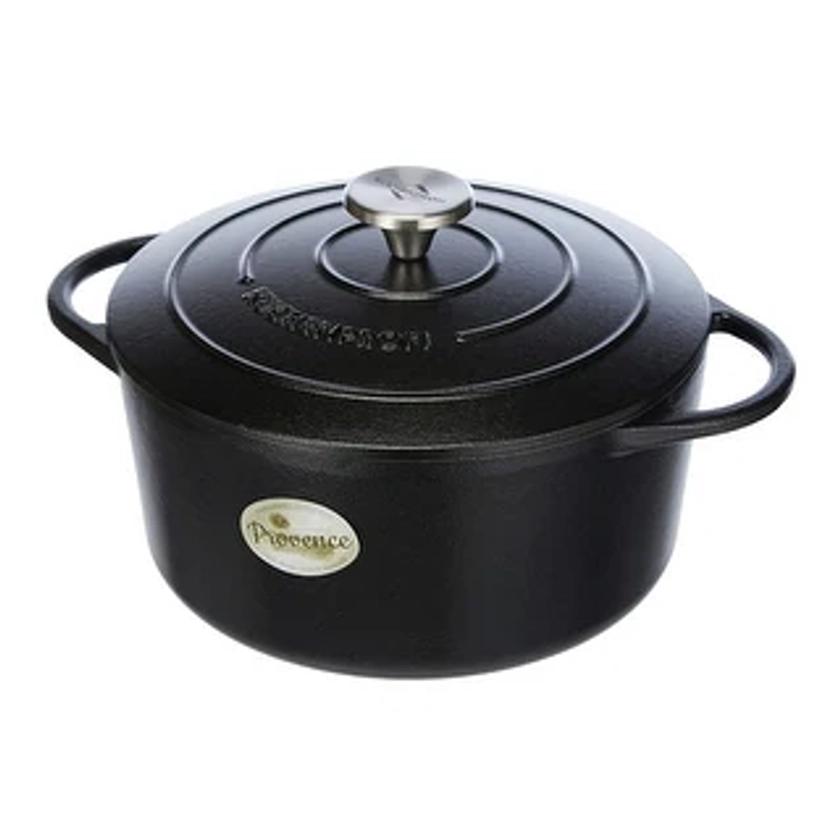 Kuchenprofi 6 Quart Enameled Cast Iron Dutch Oven with Lid Black | Overstock.com Shopping - The Best Deals on Toasters & Ovens | 40109918