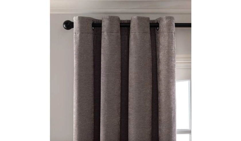 Buy Habitat Plain Chenille Blackout Lined Thermal Curtains-Berry | Curtains | Argos