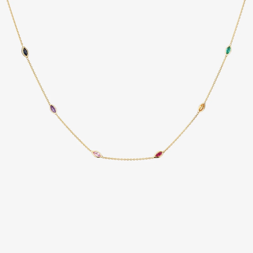 Rainbow Choker Multicolore