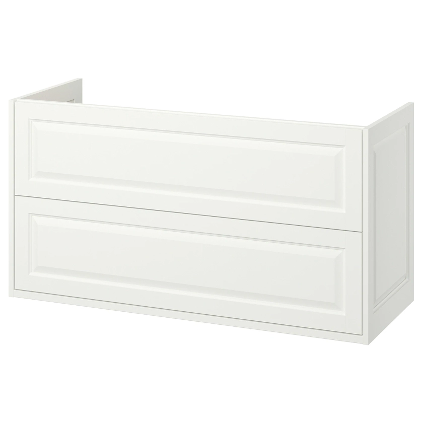 TÄNNFORSEN meuble lavabo avec tiroirs, blanc, 120x48x63 cm - IKEA
