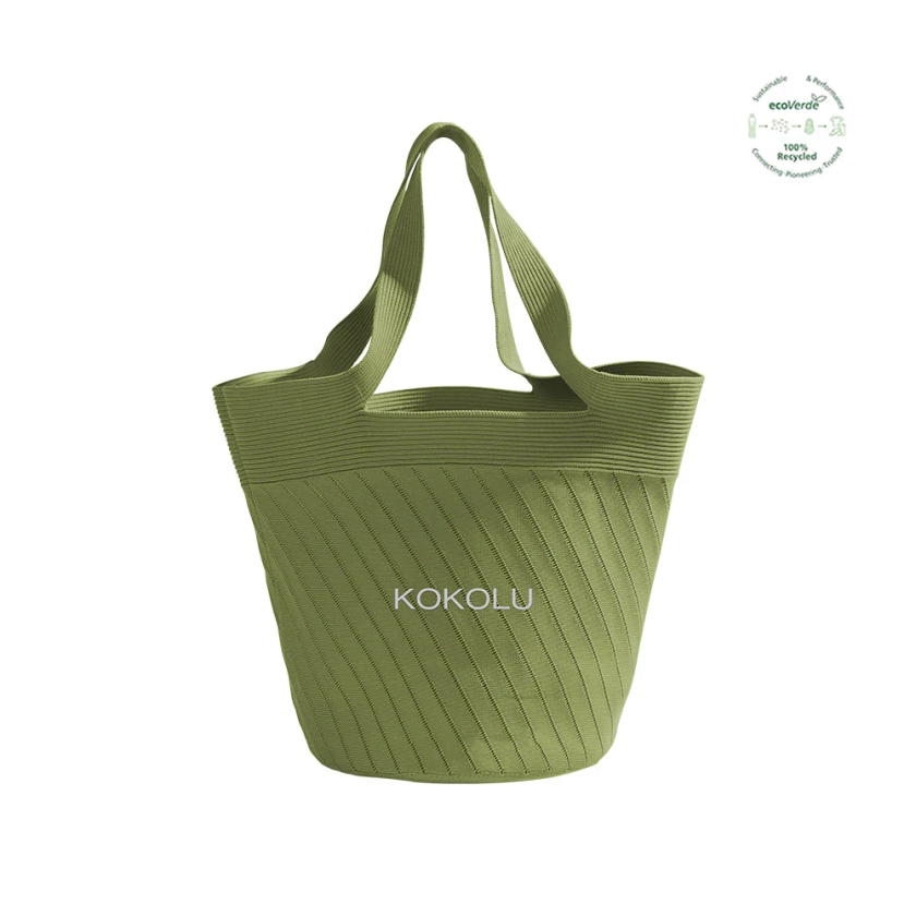 Green Tote Bag | Daily Eight Tote | KOKOLU