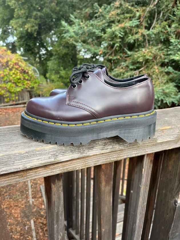 Doc Martens 1461 Platform Quad Oxfords (37) | Used,… | Noihsaf Bazaar