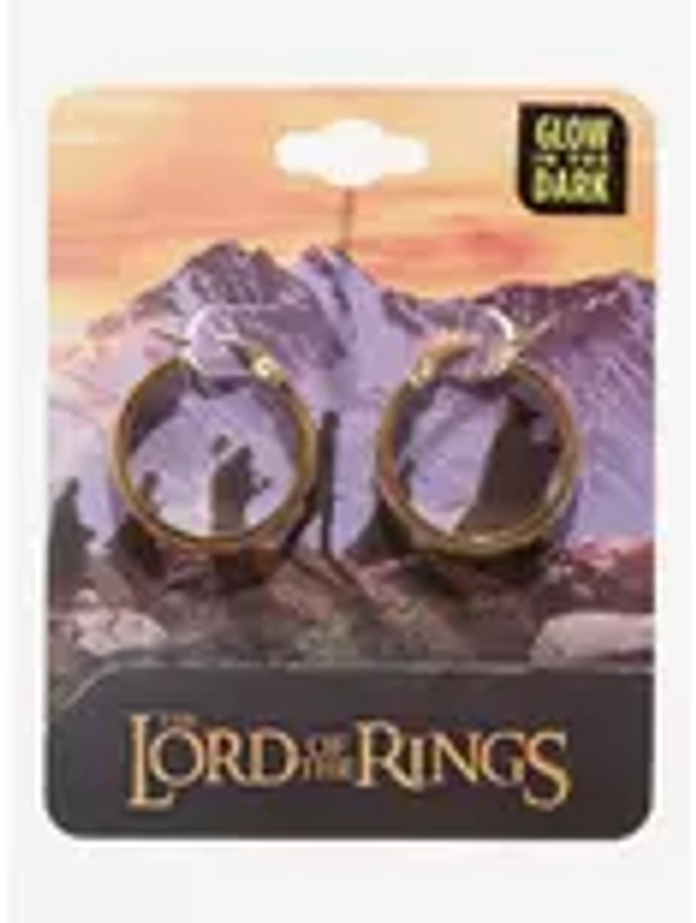 The Lord Of The Rings The One Ring Glow-In-The-Dark Hoop Earrings Her Universe Exclusive | Her Universe