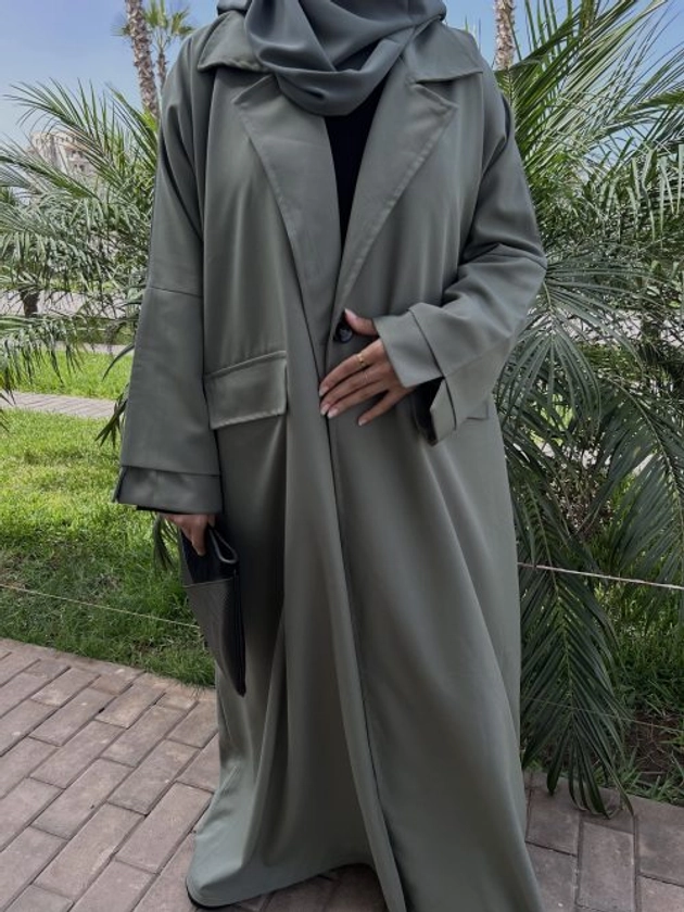 ABAYA BLAZER vert olive – Abaya signature