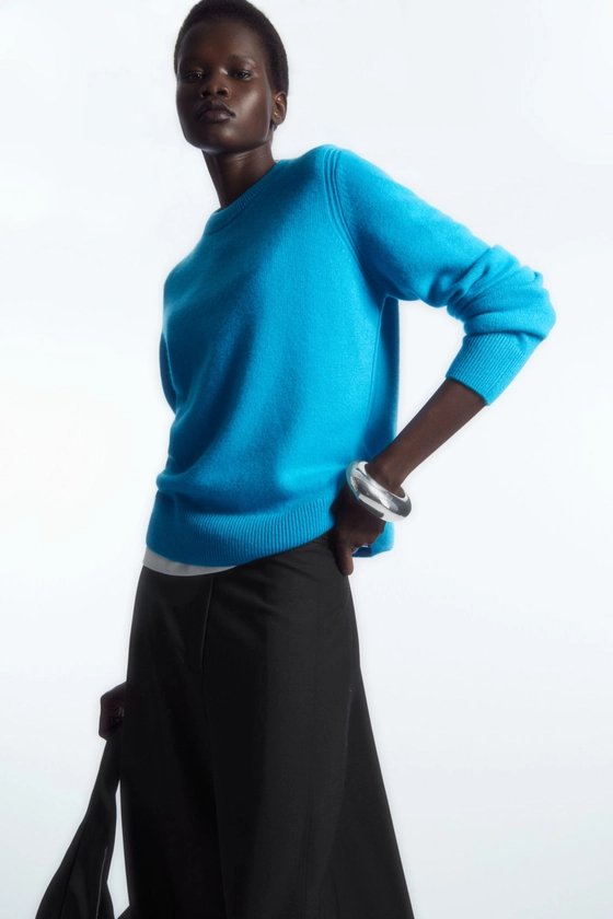 PULL PUR CACHEMIRE - TURQUOISE LUMINEUX - Knitwear - COS